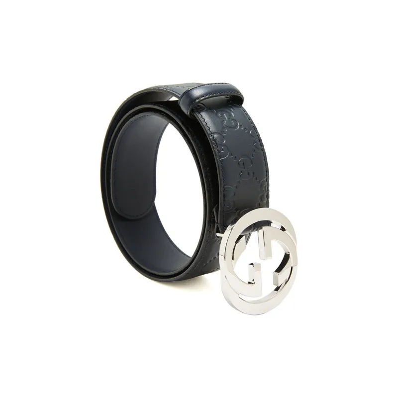 GUCCI Signature Leather Belts Men-2