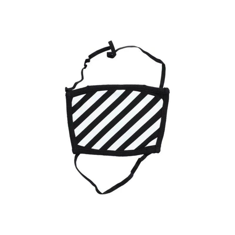 OFF WHITE Diag Printed Face Mask-2