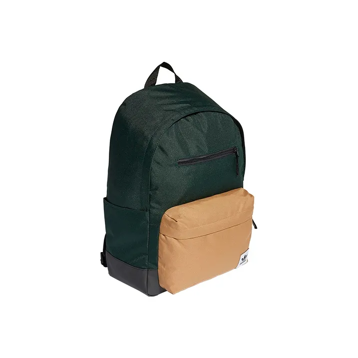 Adidas Originals Polyester Backpack Regular Unisex Green Brown-1