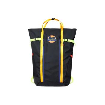 Converse Air King Slam Dunk 2 Collaboration Polyester Portable Backpack Unisex Black Yellow