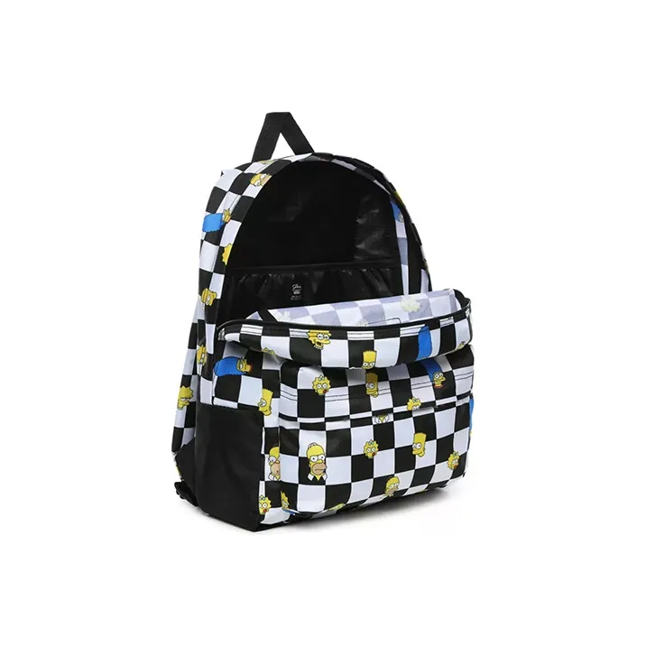Vans Old Skool Collection Backpacks Black White Checkerboard-3