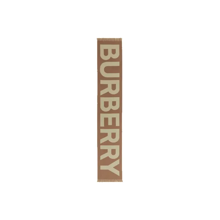 Burberry Two Toned Logo Intarsia Scarf-1