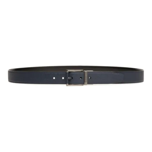 BALLY Leather Belts Men Blue