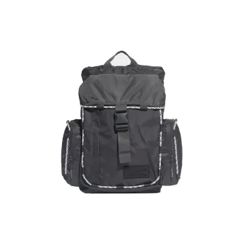 Adidas Polyester Backpack Regular Unisex Solid Gray