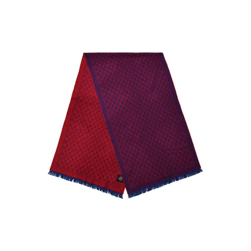 GUCCI Knit Scarves Unisex Purple-0