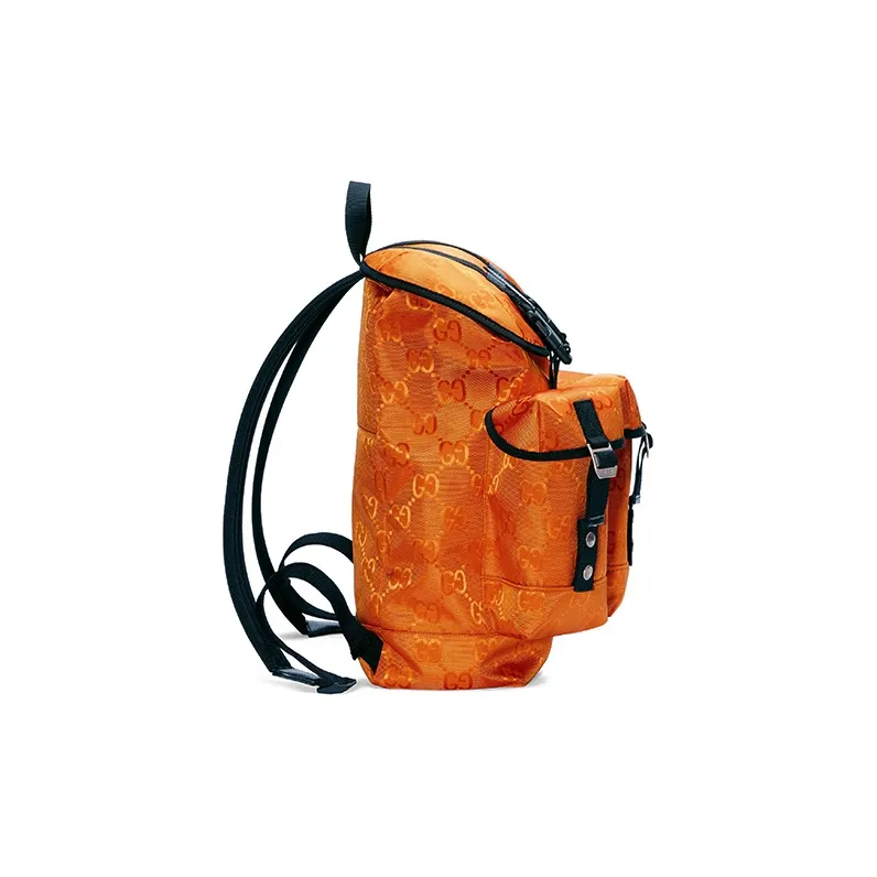 GUCCI Nylon Backpack Men's Orange-2