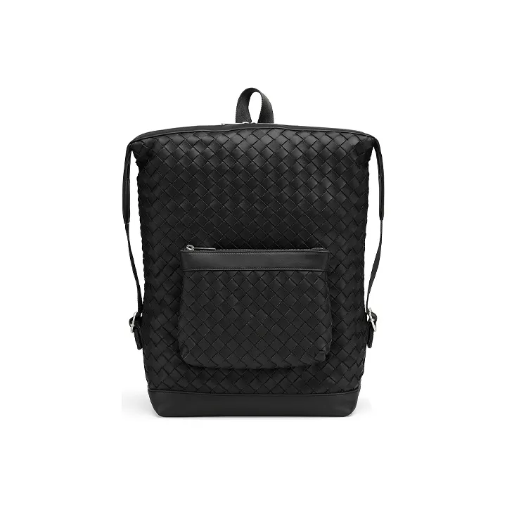 Bottega Veneta Hydrology Cow Leather Backpack Men's Black-0