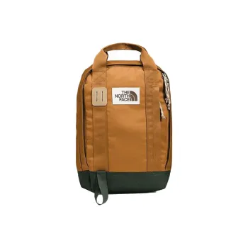 THE NORTH FACE Polyester Backpack Regular Unisex Tan Multicolor