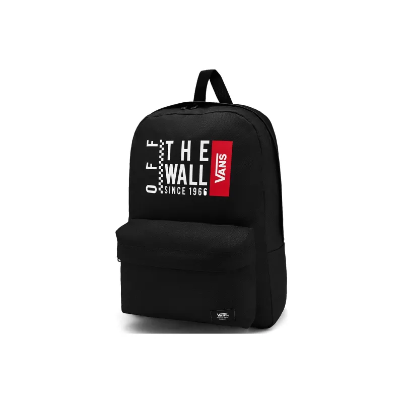 Vans Canvas With Nylon Fabric Backpack Regular Unisex Black-1