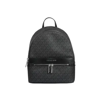 MICHAEL KORS Kenly PVC Backpack Medium Size Women's Black