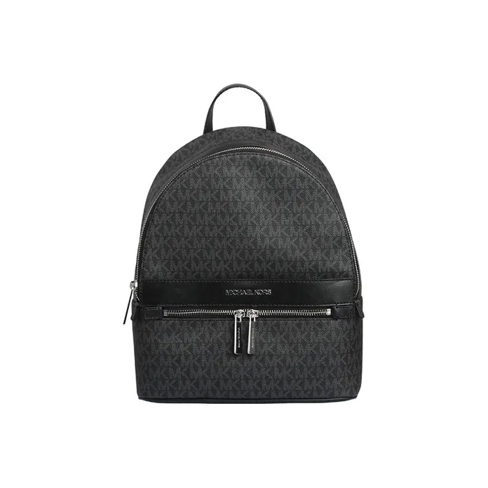 MICHAEL KORS Kenly PVC Backpack Medium Size Women's Black-0