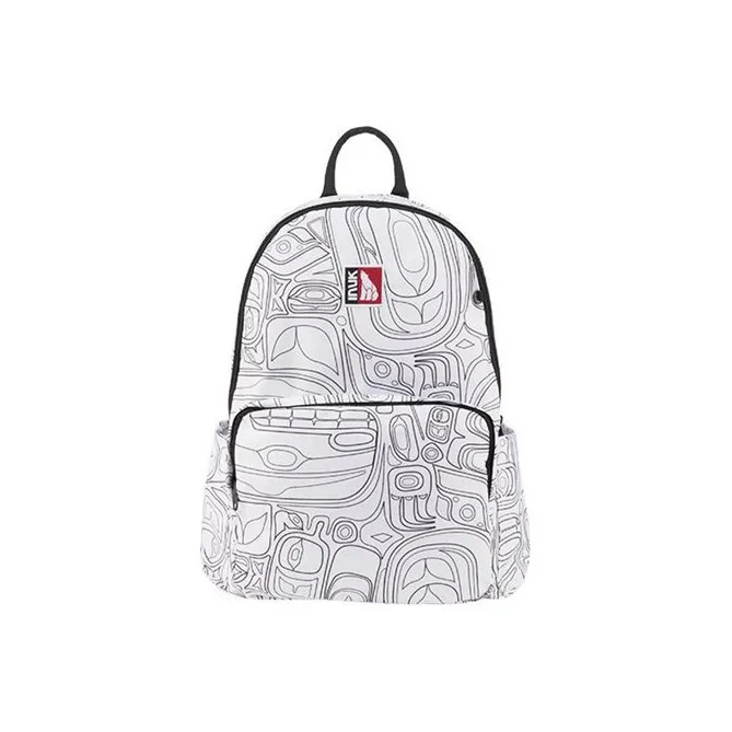 INUK Polyester Travel Bag Backpack Regular Unisex White-7