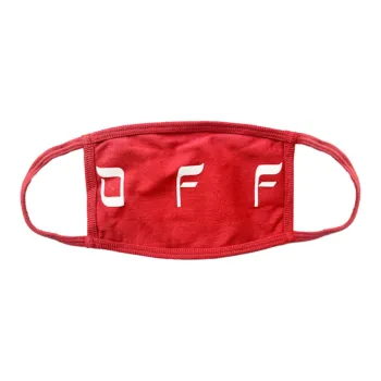 OFF WHITE Face Masks Unisex Red