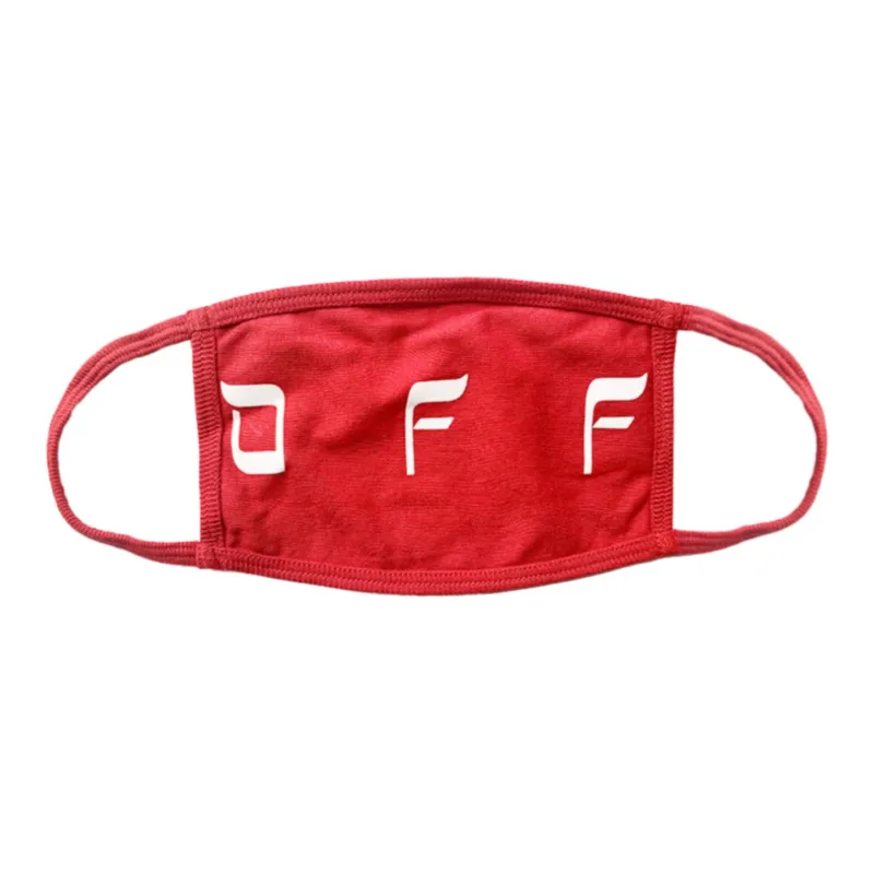 OFF WHITE Face Masks Unisex Red-0