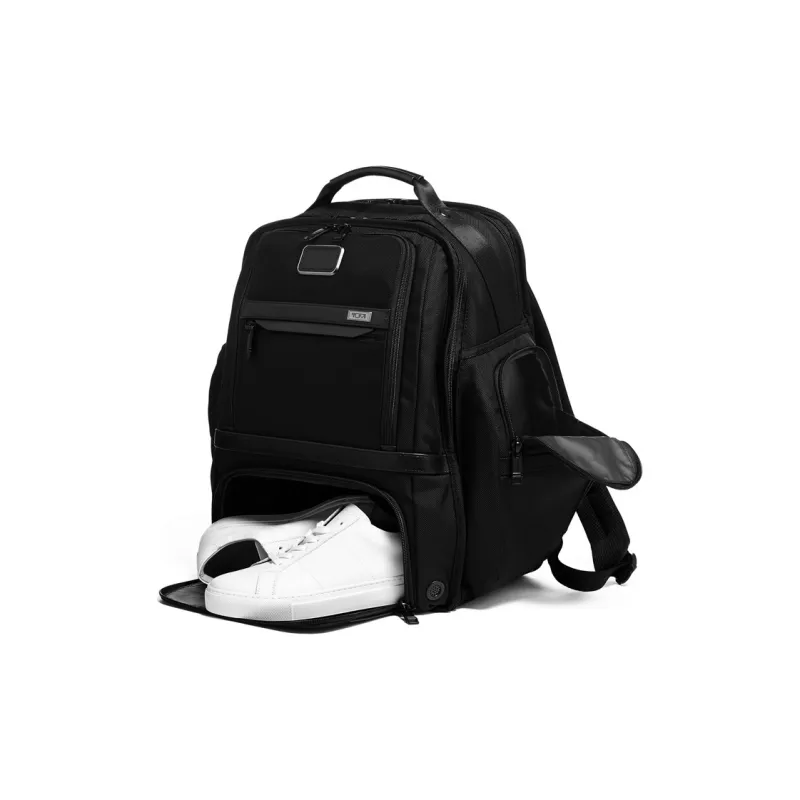 TUMI Nylon Backpack Men's Black-4