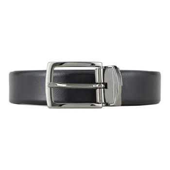EMPORIO ARMANI Leather Belts Men Black