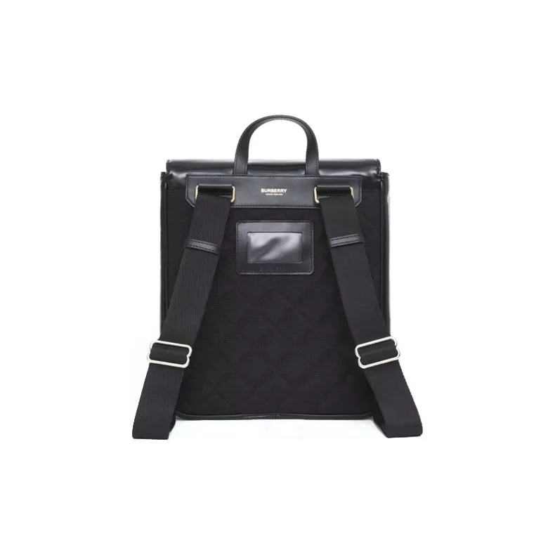Burberry Coated Canvas Backpack Kids' Black-3