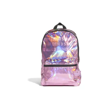 Adidas Originals Artificial Leather Backpack Unisex Bright Pink