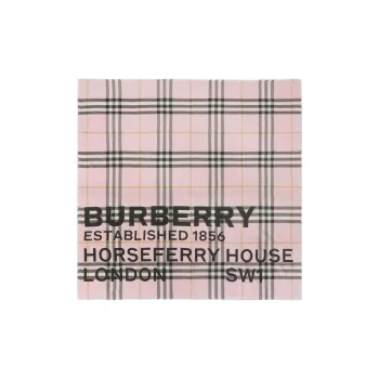 Burberry Horseferry Silk Scarves Women's Light Pink Red