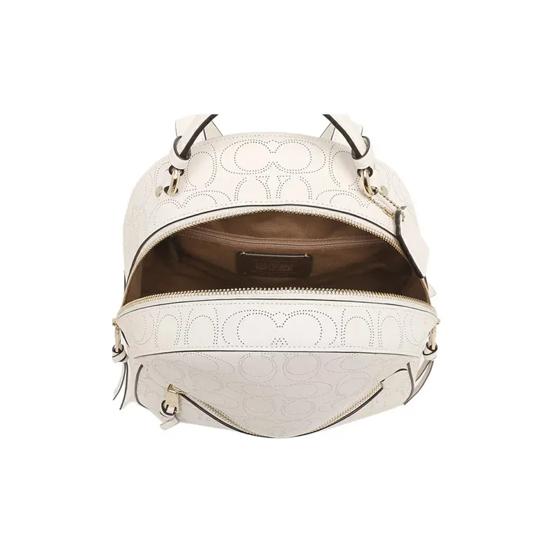 COACH Jordyn Leather Backpack Regular Women's Ecru-2