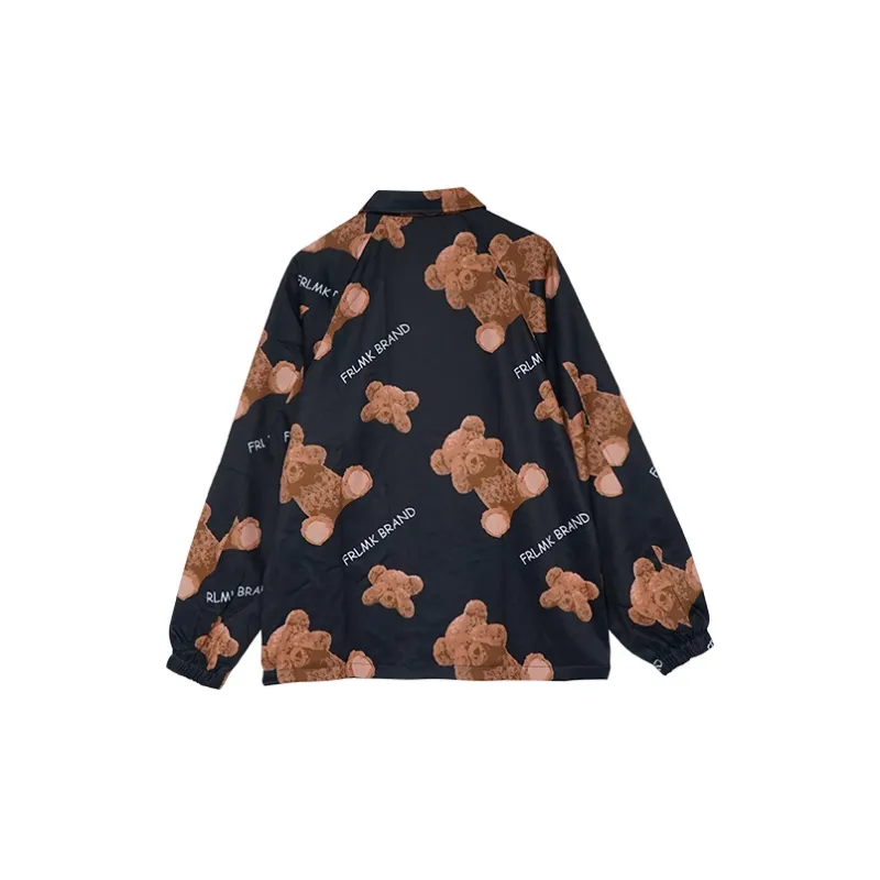FRLMK Loose Fit Jacket Unisex Black-1