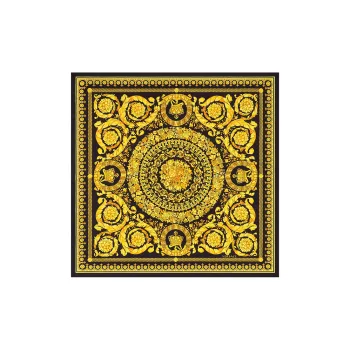 VERSACE Floral-print Silk Scarf