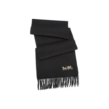 COACH Knit Scarves Unisex Black