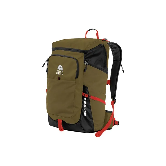 Granite Gear Fabric Backpack, Backpack Unisex Black/Red/Brown/Blue-4