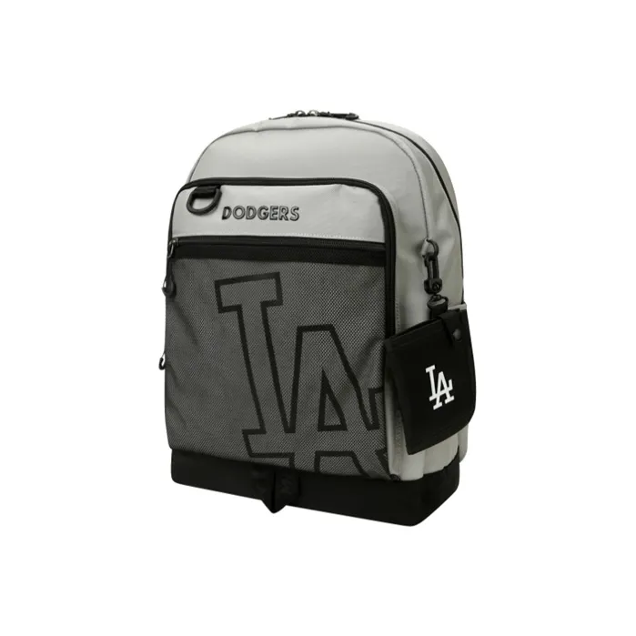 MLB Nylon Fabric Child And Parent Backpack Regular Unisex Concrete Gray-1