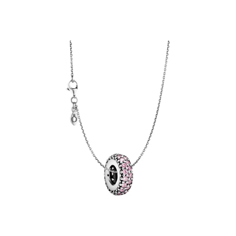 Pandora 925 Sterling Silver, Synthetic Cubic Zirconia Charms / Pendants Women's-2