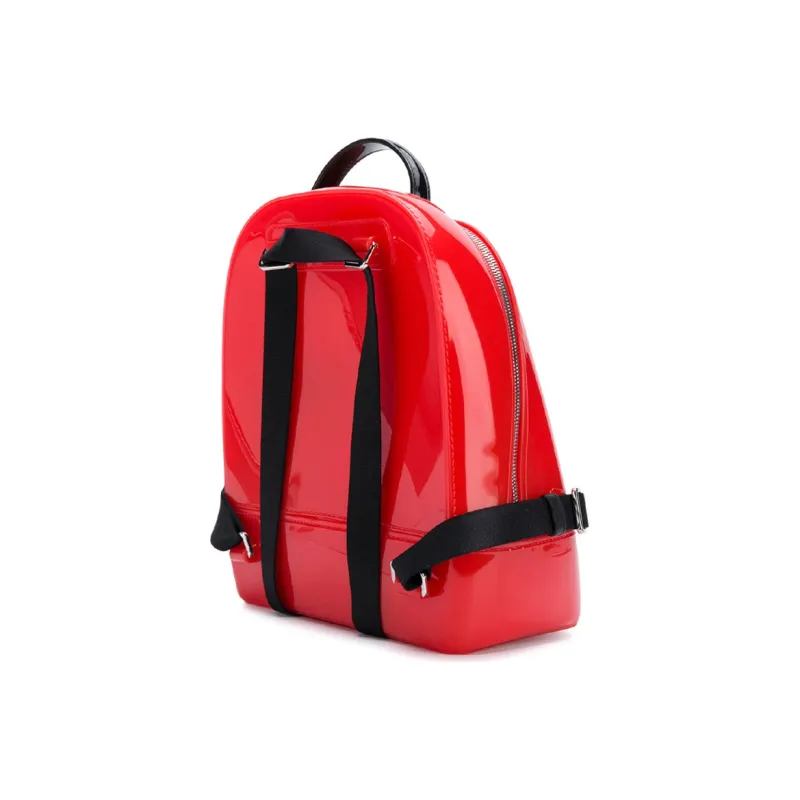 Furla Candy Rubber Jelly Bag Backpack Regular Women's Red-1