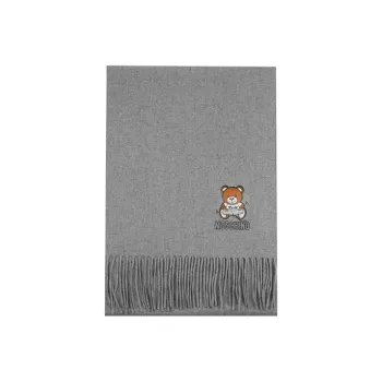 MOSCHINO Wool Knit Scarves Unisex