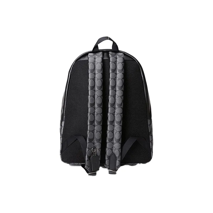 COACH Charles PVC Backpack Large Size Women's Advanced Gray-3