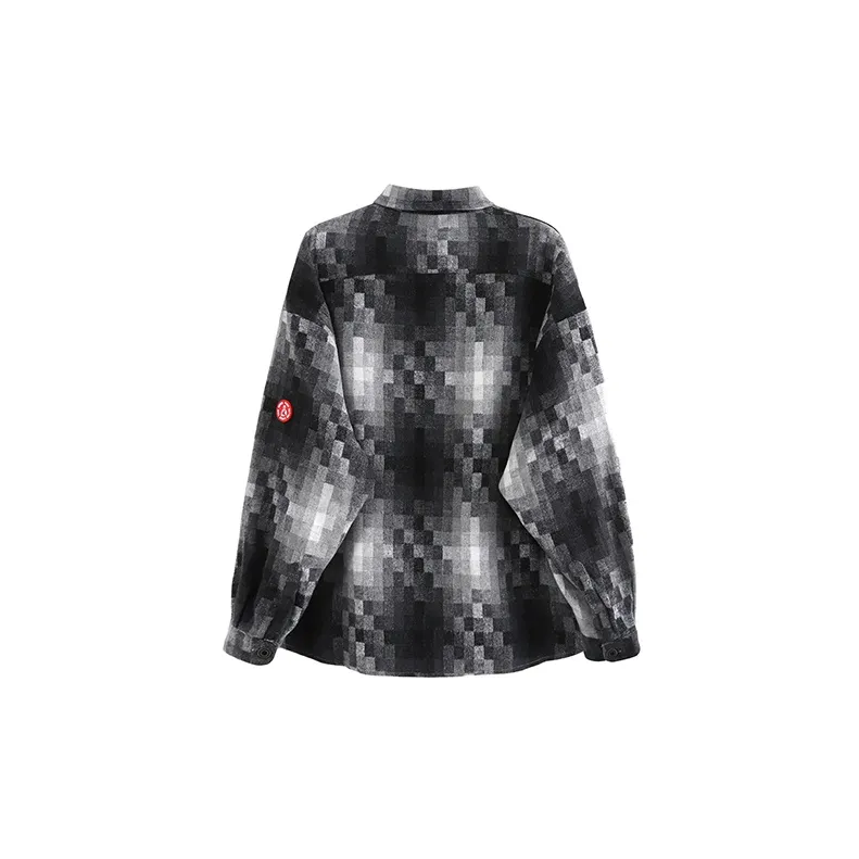 F426 Shirts Unisex Gray Black Mosaics-1