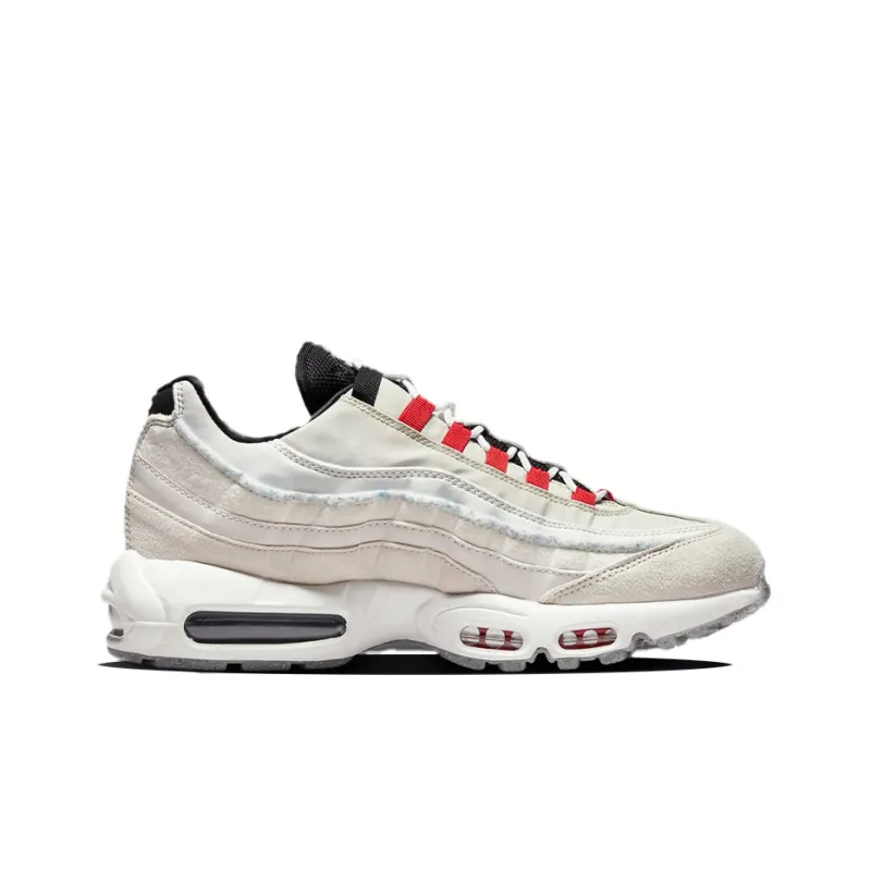 Nike Air Max 95 Light Bone Habanero Red-1