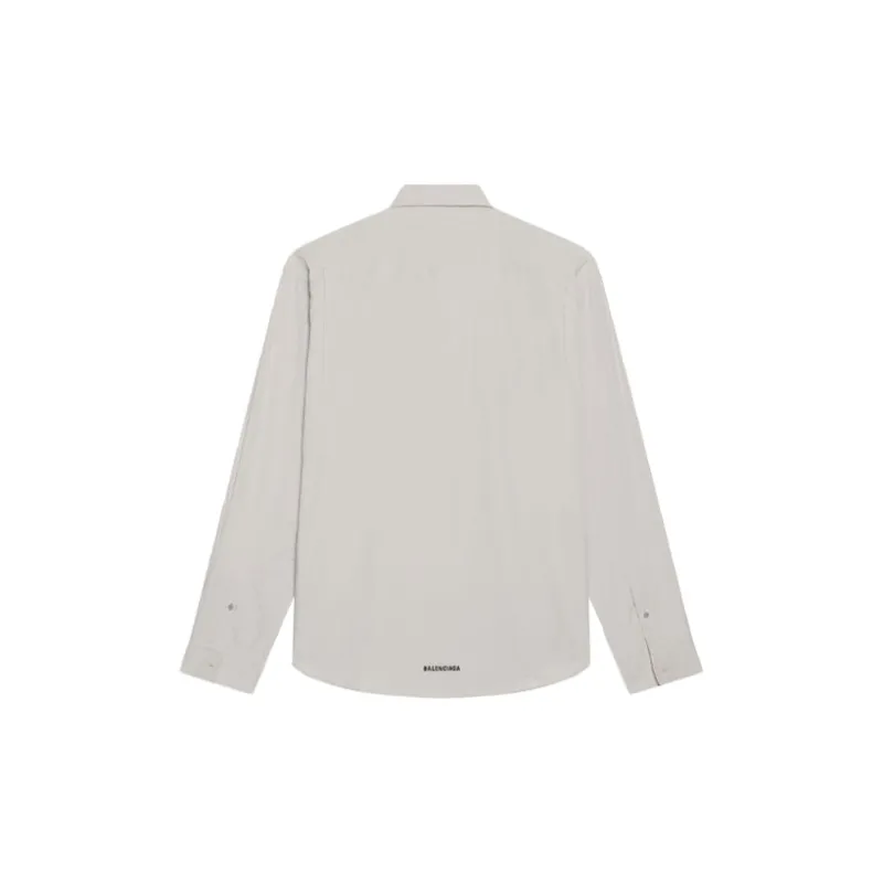 Balenciaga Shirts Men Gray-1