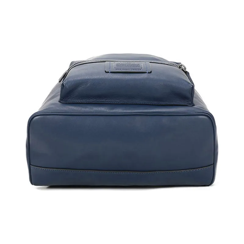 COACH Academy Smooth Finish Leather Backpack Large Size Men's Marine Blue-4