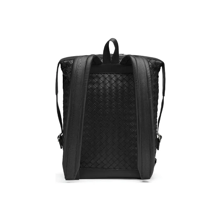Bottega Veneta Hydrology Cow Leather Backpack Men's Black-2