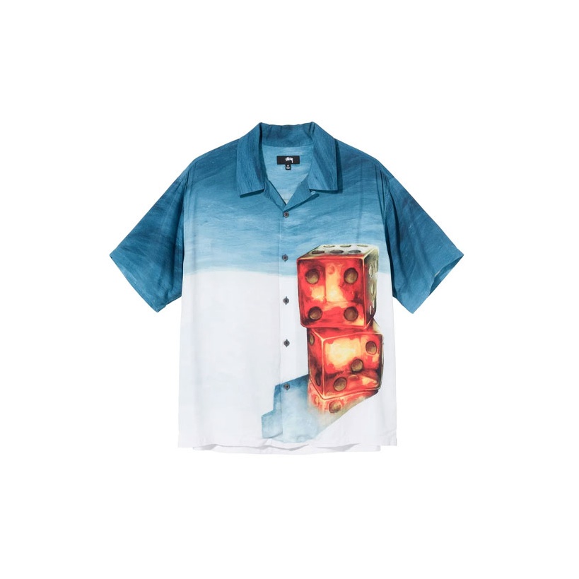 Stussy Dice Painting Shirt - POIZON