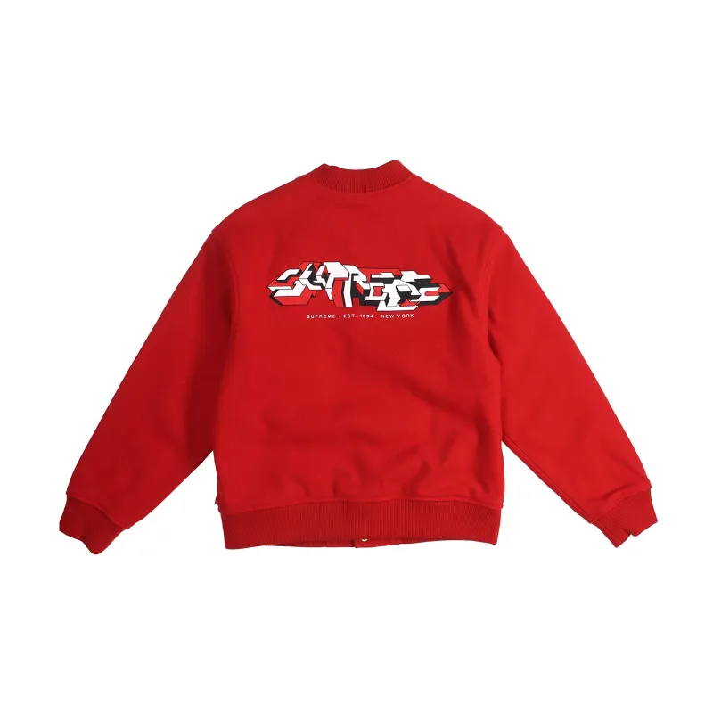 Supreme Delta Logo Varsity Jacket-1