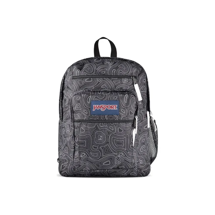 JanSport Polyester Backpack Regular Unisex Black-0