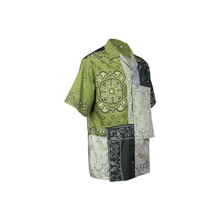 KENZO Shirts Men Green-3