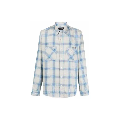 AMIRI Shirts Men Blue