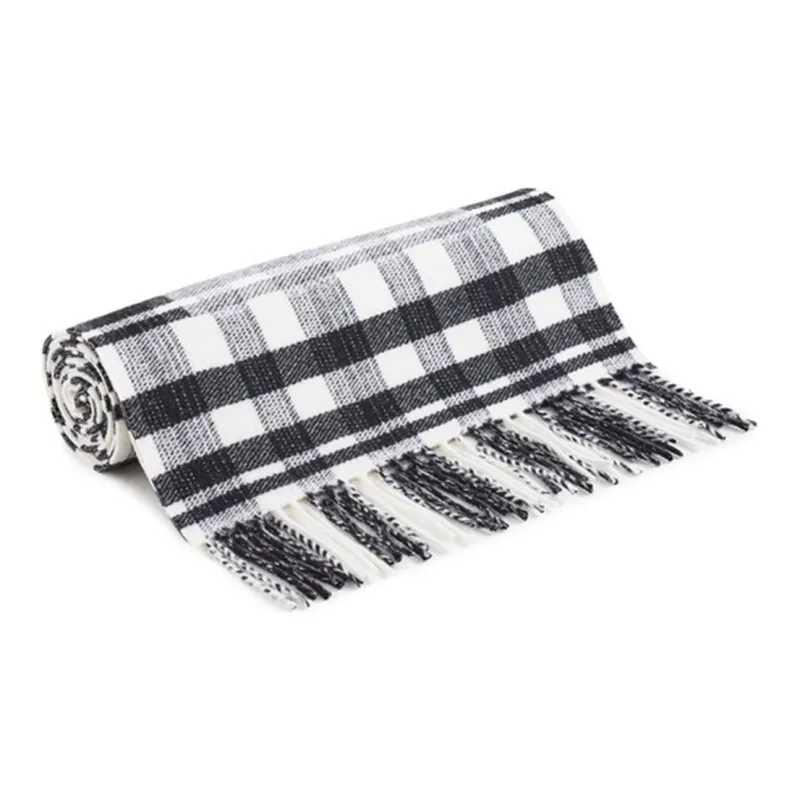 Balenciaga Knit Scarves Unisex Black/Gray-2