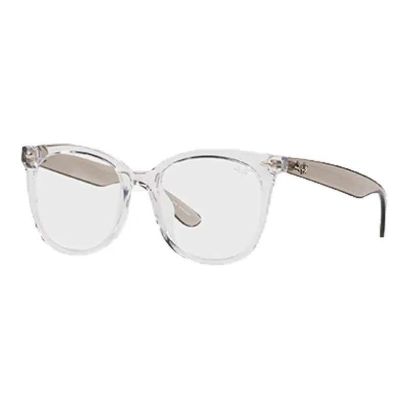 RayBan Eyeglass Frames Unisex Transparent White-0
