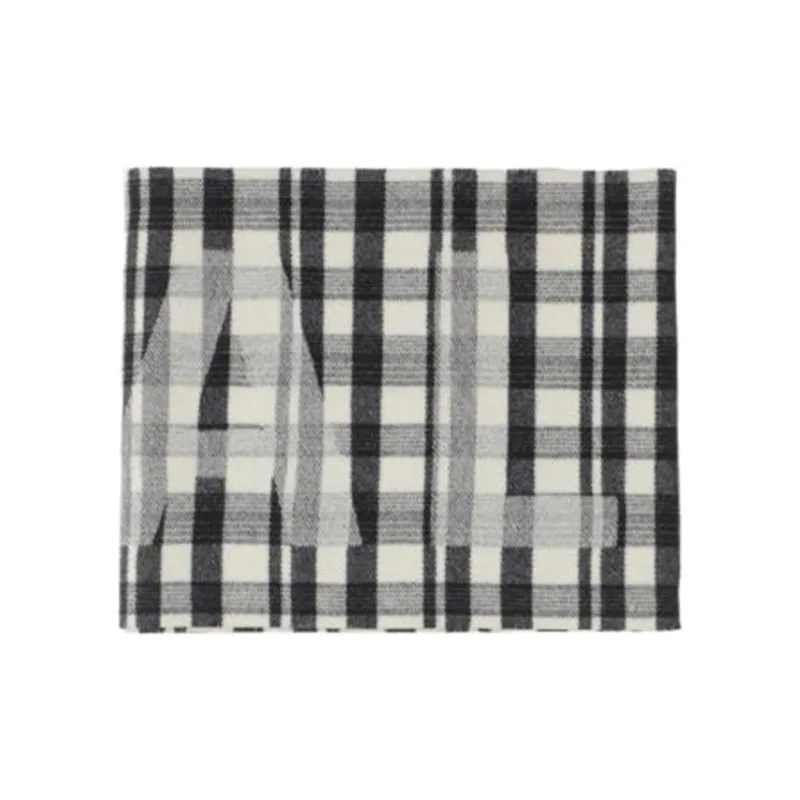 Balenciaga Knit Scarves Unisex Black/Gray-1