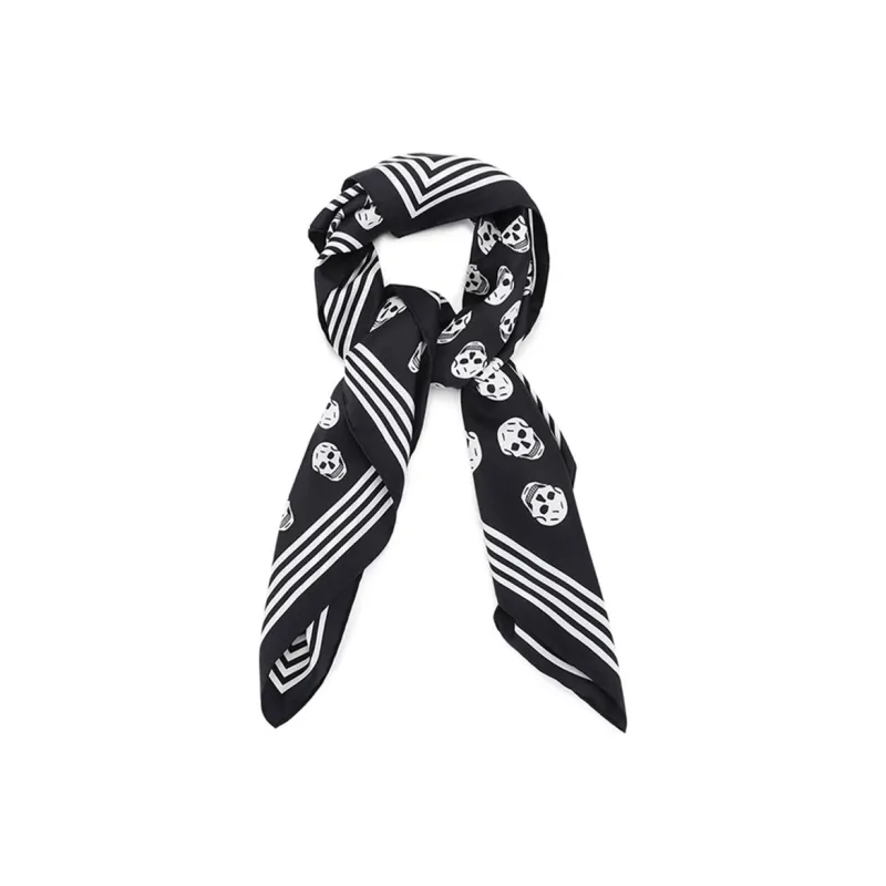 Alexander McQueen Skull Printed Square Scarf-1
