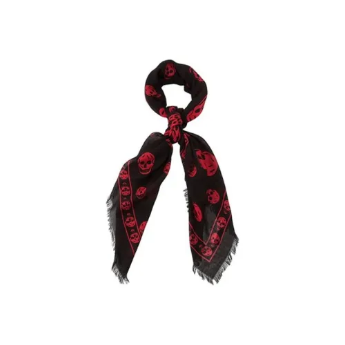 Alexander McQueen skull-print silk scarf