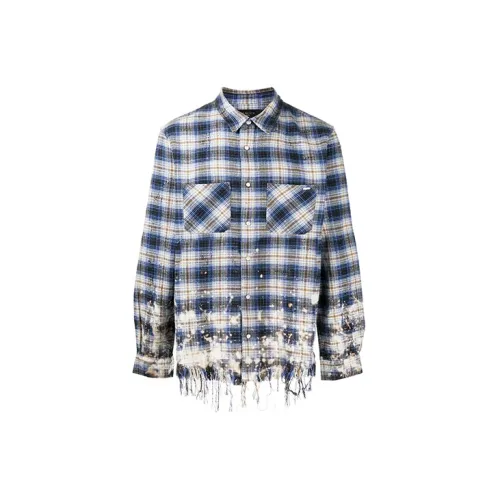 AMIRI Shirts Men Blue