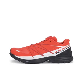 SALOMON XT Wings Anti Slip Wear Resistant Low Top Trail Running Running Shoes Unisex Red